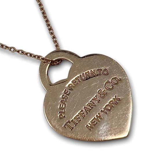 Tiffany & Co. Rose Gold Heart Necklace - Picture 3 of 5
